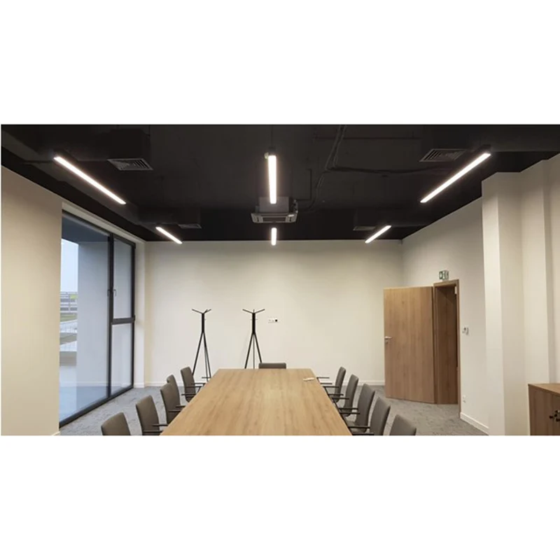 LED Linear Hängeleuchte schwarz - Büroleuchte - 40 Watt | 120cm | 4000K – Naturweiß