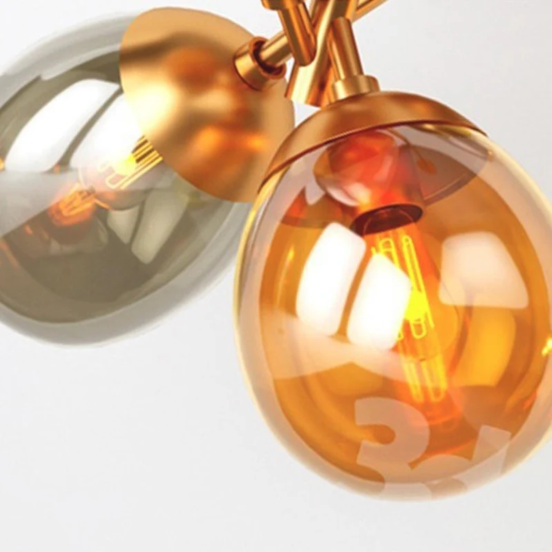 Pendant Chandelier Light Nordic Creative Colorful Balloon Glass
