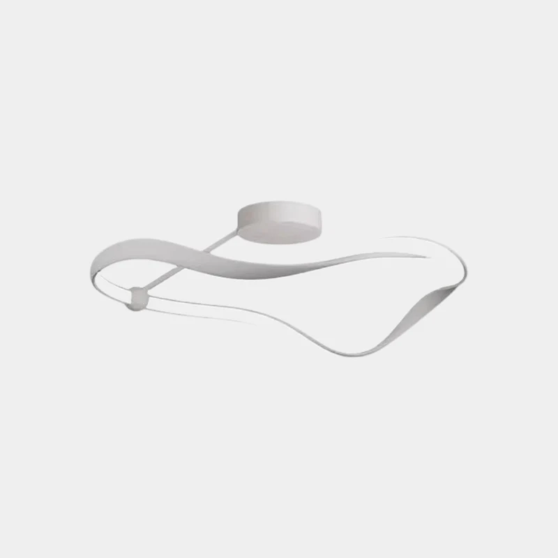 Ceiling Light Modern Minimalist Metal Dimmable LED, Black / White