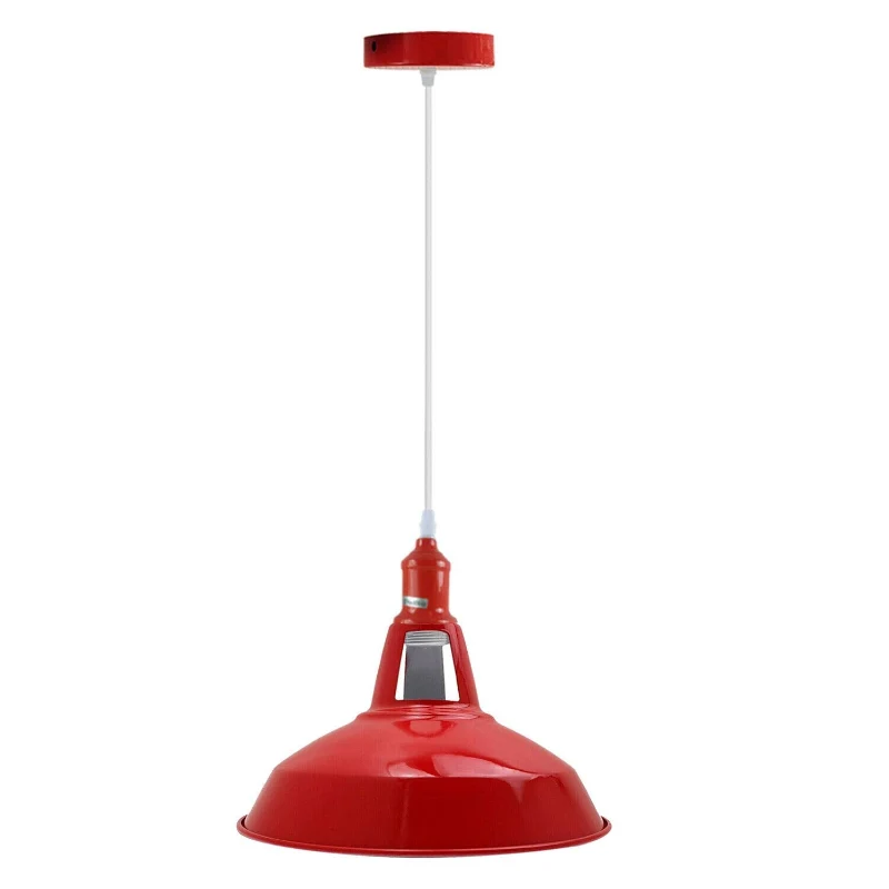 LEDSONE Industrial Hängeleuchte Metallschirm 30cm ~3586