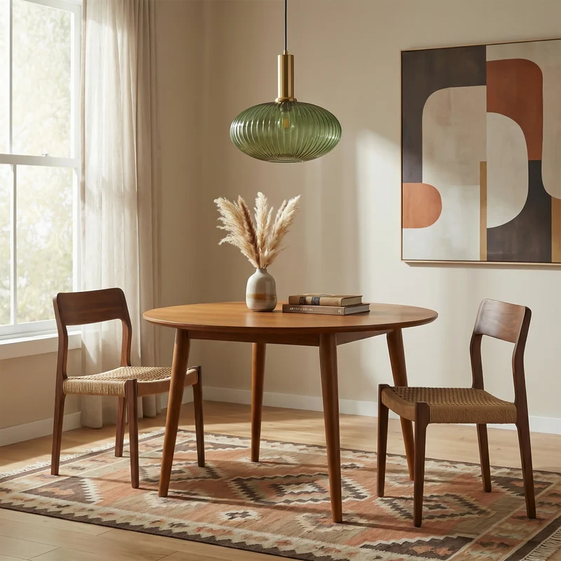 Nordische Pendelleuchte aus Rauchglas für Esszimmer – Verany