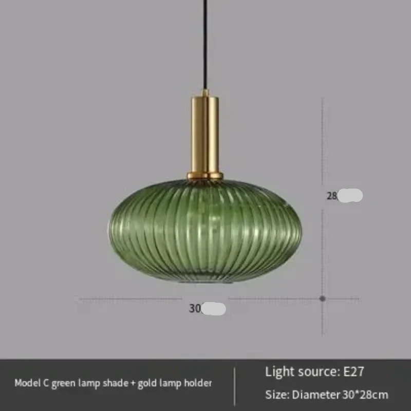 Nordische Pendelleuchte aus Rauchglas für Esszimmer – Verany