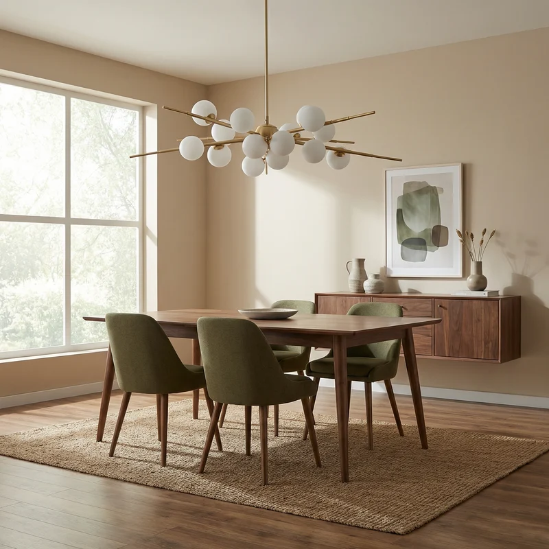 Zeitgenössischer Aluminium-Kronleuchter für Wohnzimmer – Artalys