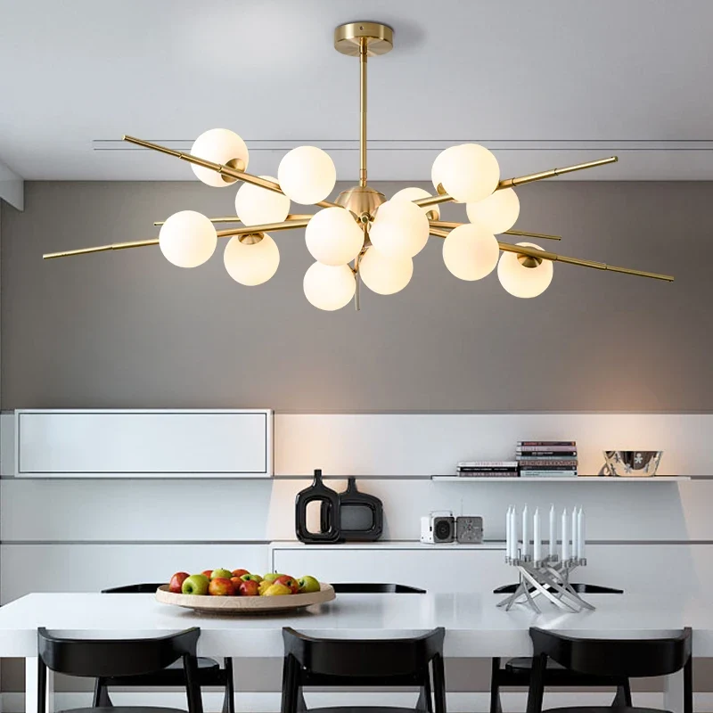 Zeitgenössischer Aluminium-Kronleuchter für Wohnzimmer – Artalys
