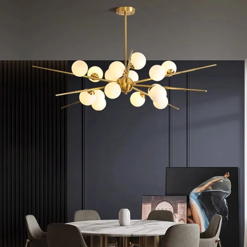 Zeitgenössischer Aluminium-Kronleuchter für Wohnzimmer – Artalys
