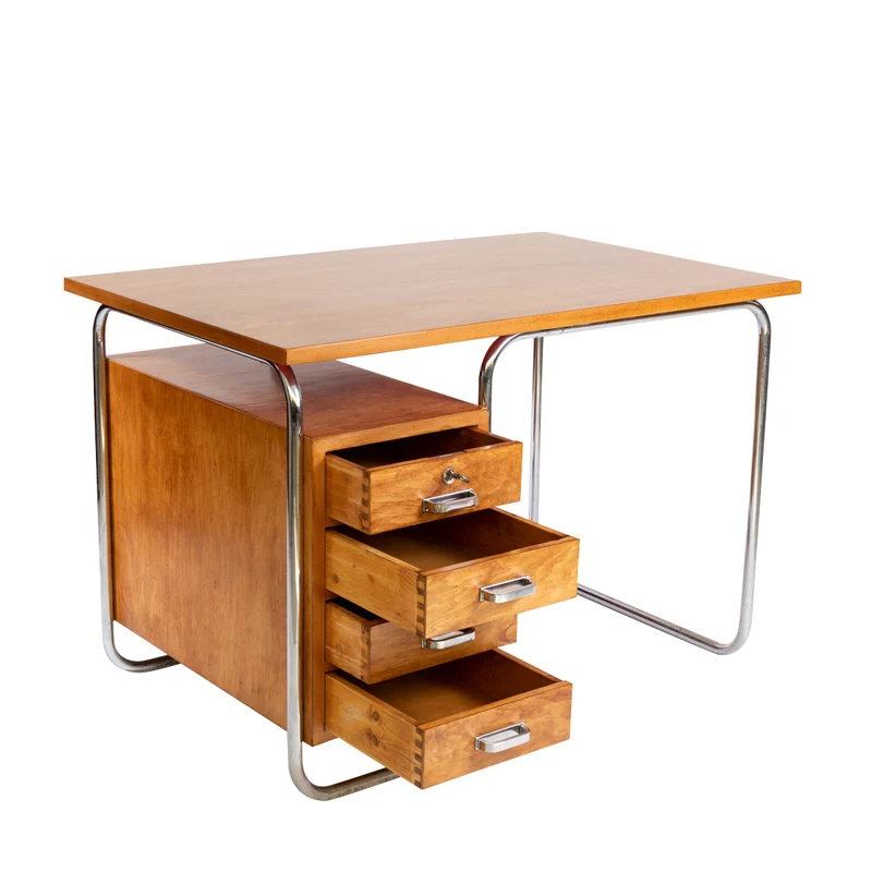 1930er Bauhaus Schreibtisch von Rudolf Vichr