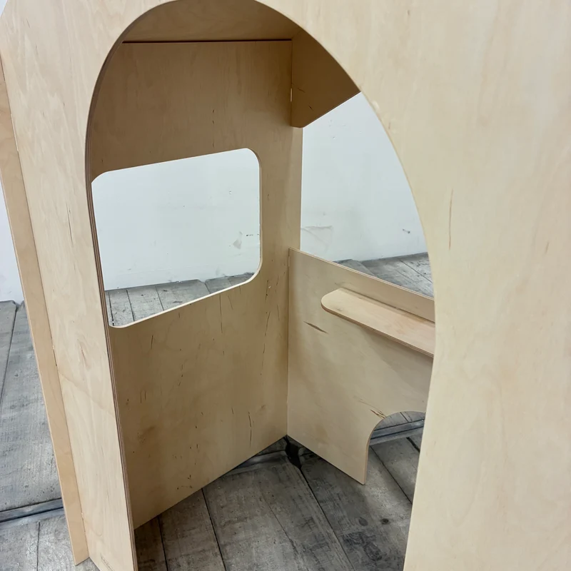 KidsDepot Kinderspielhaus Spielhaus Holz Multiplex Indoor Stecksystem