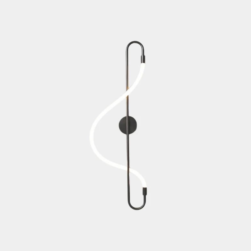 Wall Light Artistic Music Note Tube Copper Eye Care LED