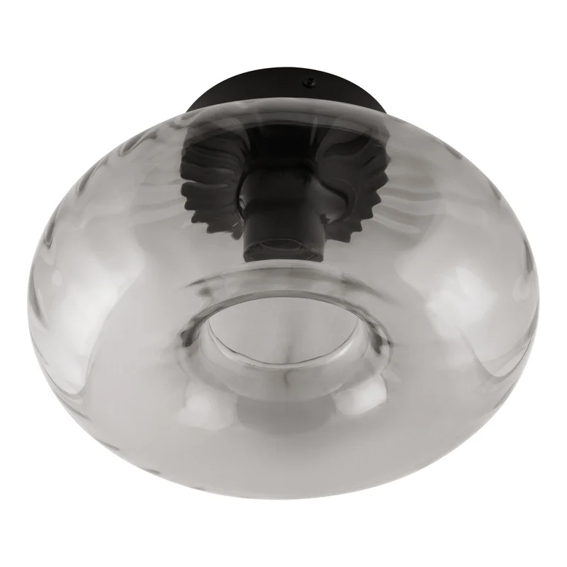 OSRAM DECOR Smoke Glass Deckenleuchte E27 Schwarz