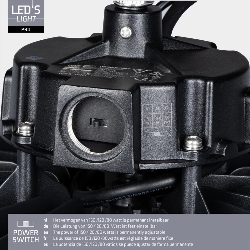 High Bay - 150W 27750lm 4000K - MOSO Driver - IP65 IK10 - Dimmbar