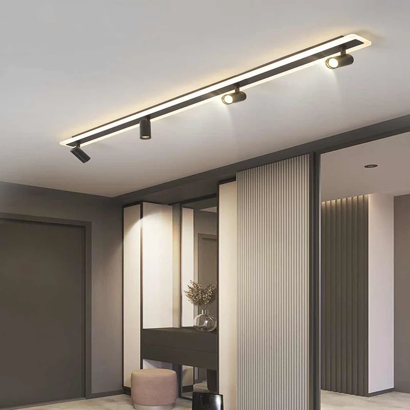 Ceiling Track Light Spotlight Modern Linear LED, 3 Colors