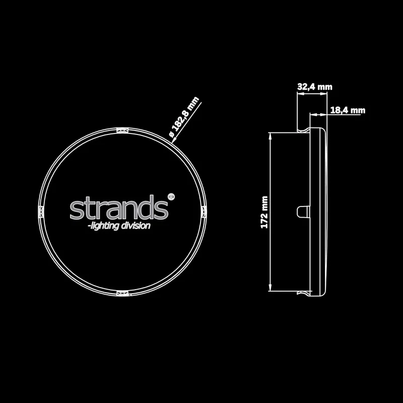 Strands Siberia Night Ranger Objektivdeckel / Gelb