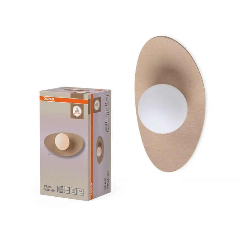 OSRAM DECOR Pearl Wandleuchte 1xG9 Beige