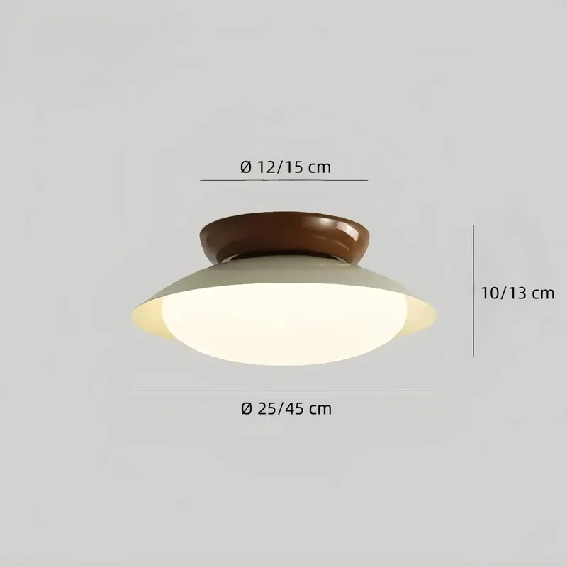 Moderne Deckenleuchte im Schalendesign für den Flur