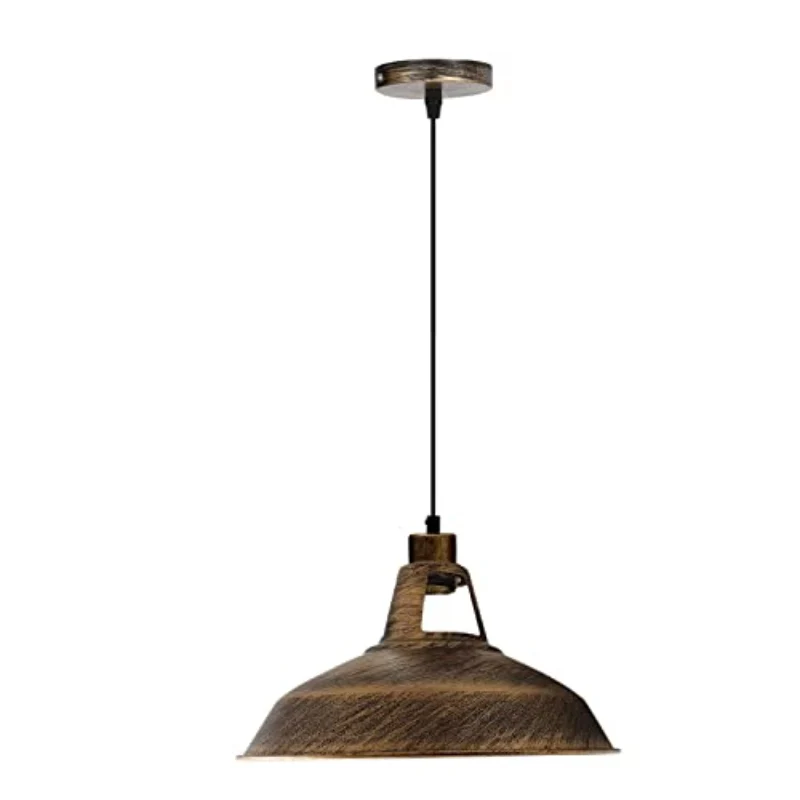 Retro Industrial Pendelleuchte mit 30cm Metall-Schirm ~3567