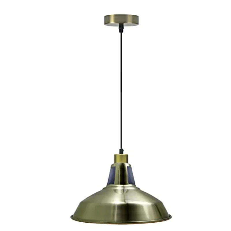Retro Industrial Pendelleuchte mit 30cm Metall-Schirm ~3567