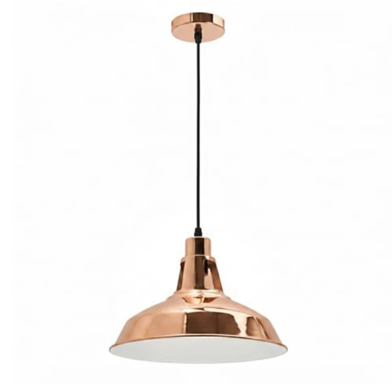 Retro Industrial Pendelleuchte mit 30cm Metall-Schirm ~3567