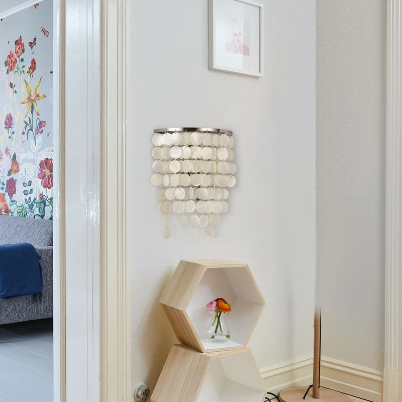 Moderne Wandleuchte für Wohnzimmer und Schlafzimmer – Shellura
