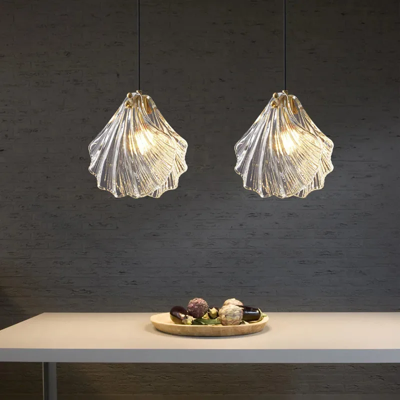 Moderne Hängelampe aus Glas und Metall für Schlafzimmer – Orneli