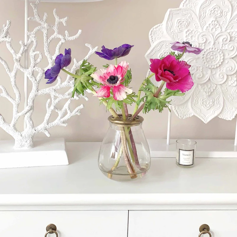 Vase mit goldenem Rand "Provence"