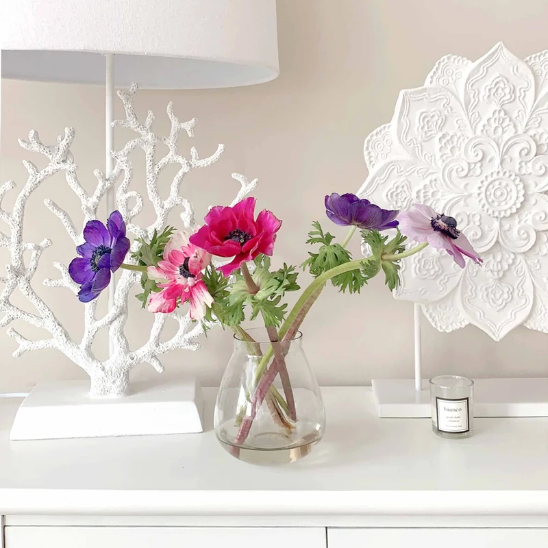 Vase mit goldenem Rand "Provence"