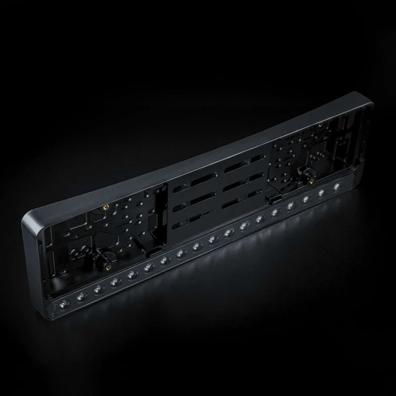 Strands Nuuk E-Line LED-Lichtleiste für Nummernschilder, schwarz, dunkle Linse
