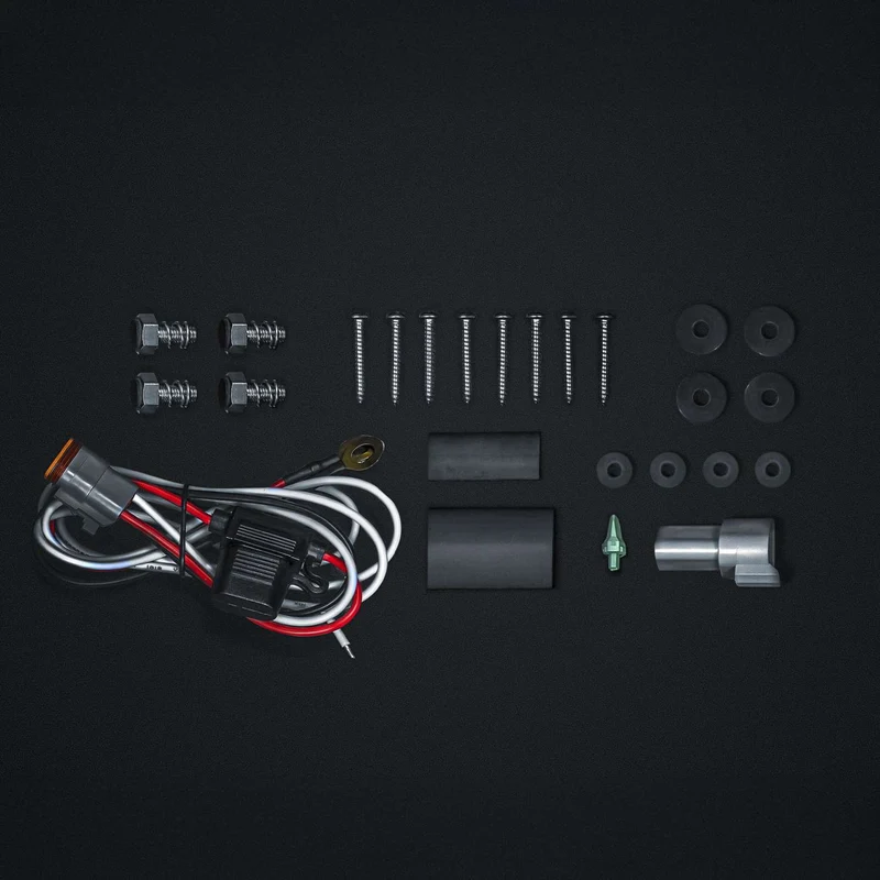 Strands Nuuk E-Line LED-Lichtleiste für Nummernschilder, schwarz, dunkle Linse