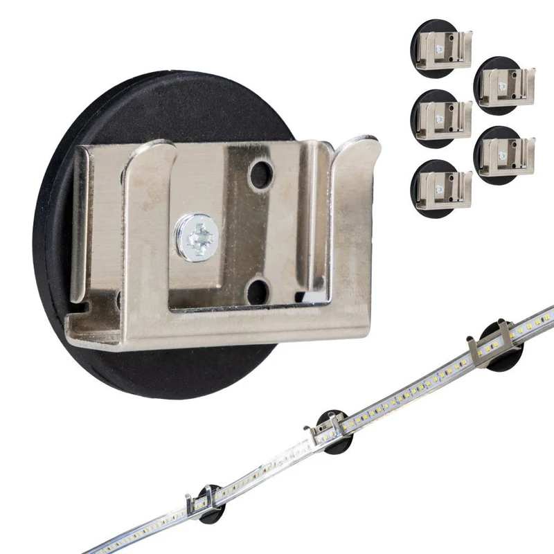 LED's Work LICHTSCHLAUCH Zubehör - Magnet - 19mm Ø47mm - Schwarz