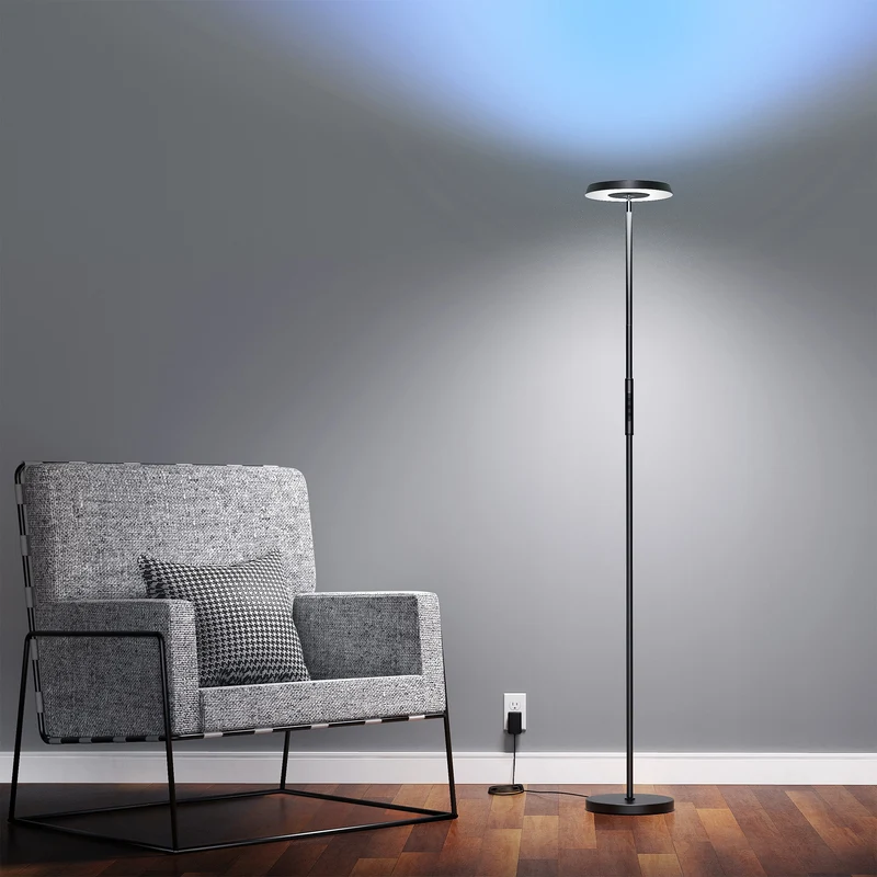 Smart Boden- und Deckenfluter 24W 1,75m dimmbar RGB+CCT Tuya - idinio
