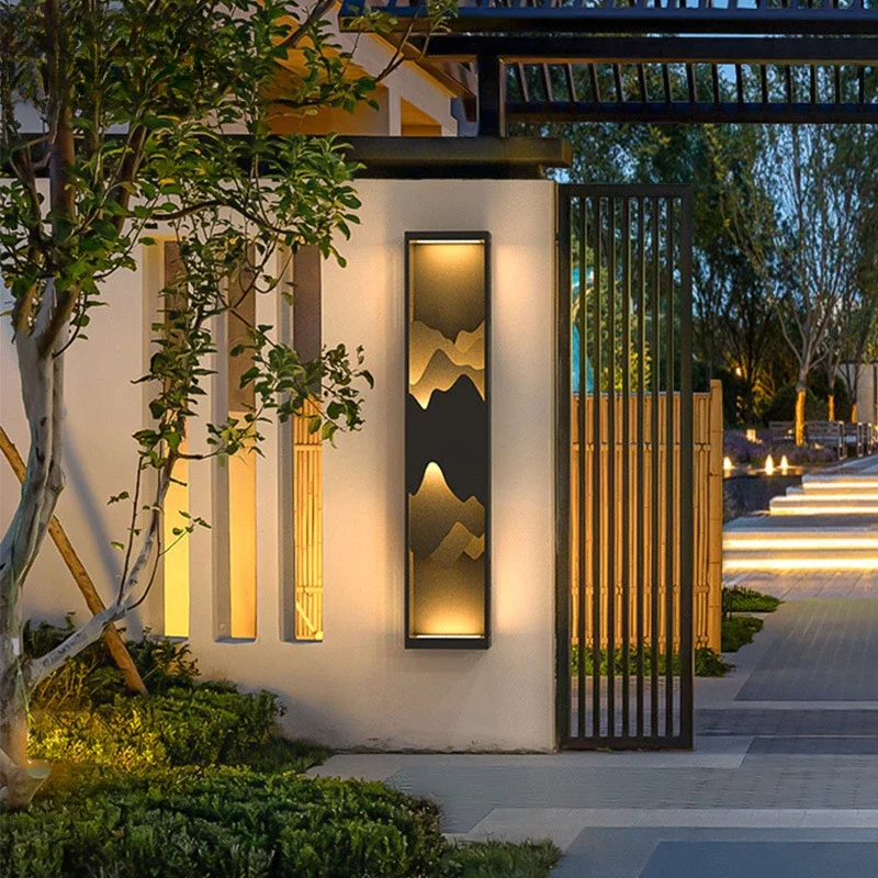 Moderne Wandleuchte für den Garten – Noralys