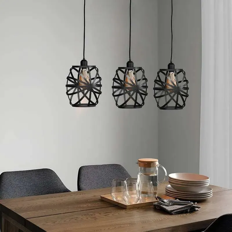 Ausgefallene Drei Köpfe Pendelleuchte mit Verstellbares Kabel ~3561