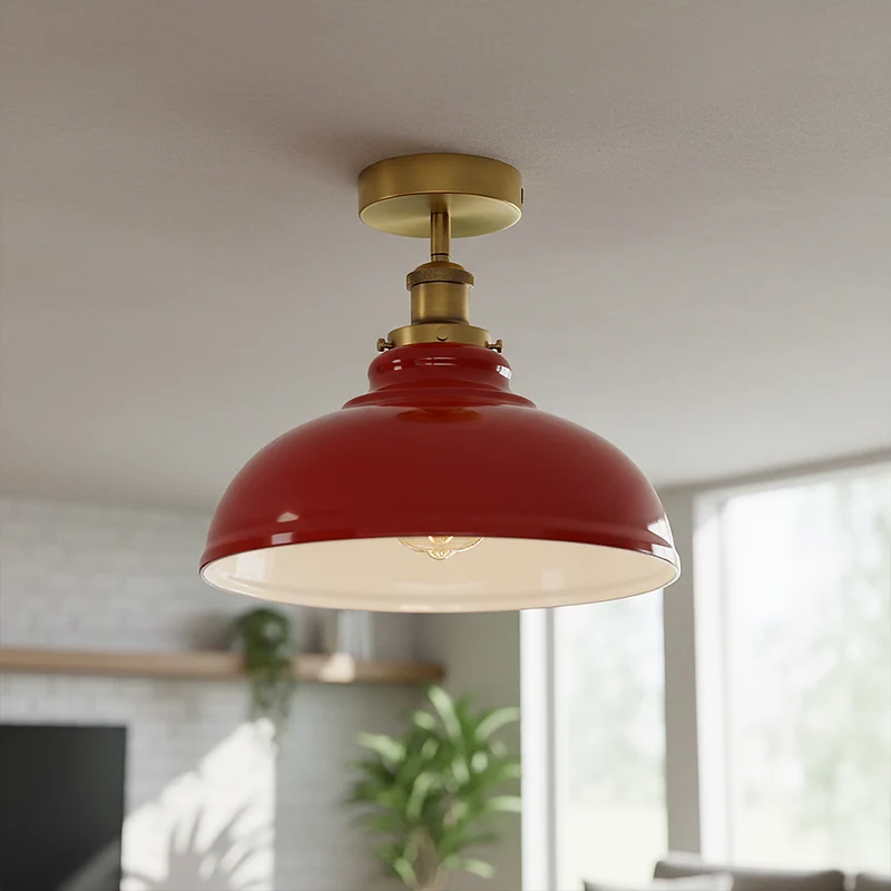 Ledsone 1 Flammige Deckenleuchte Alpenstil ~3560