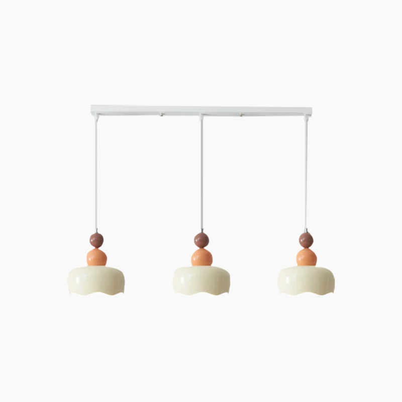 Pendant Light Nordic Cream Ambient Metal Hanging, 2 Colors