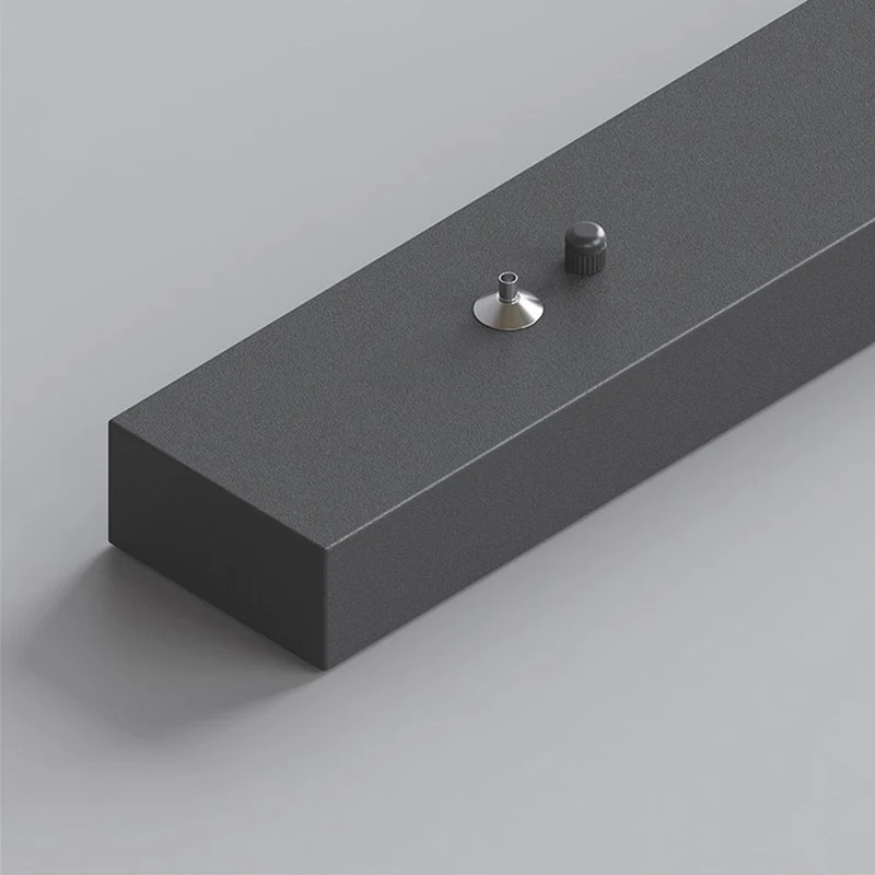 Pendant Light Minimalist Linear LED with Spotlights, Black/Gold