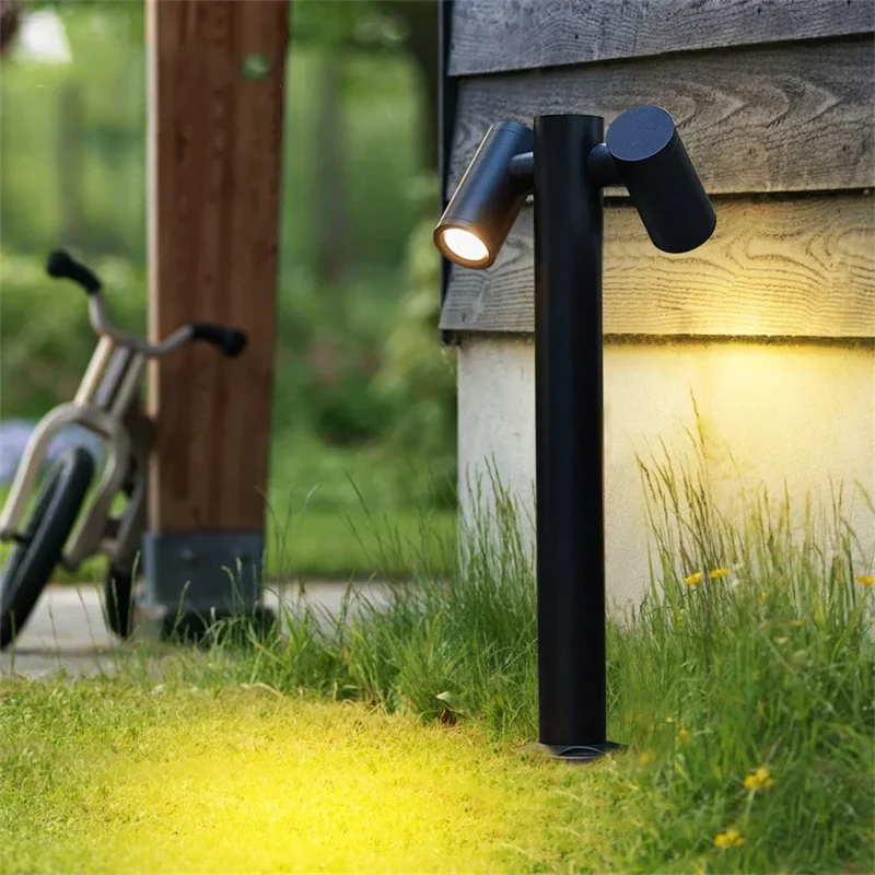 Moderne Garten-Stehleuchte aus Aluminium – Sylvaria