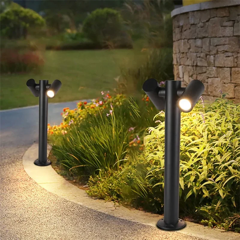 Moderne Garten-Stehleuchte aus Aluminium – Sylvaria