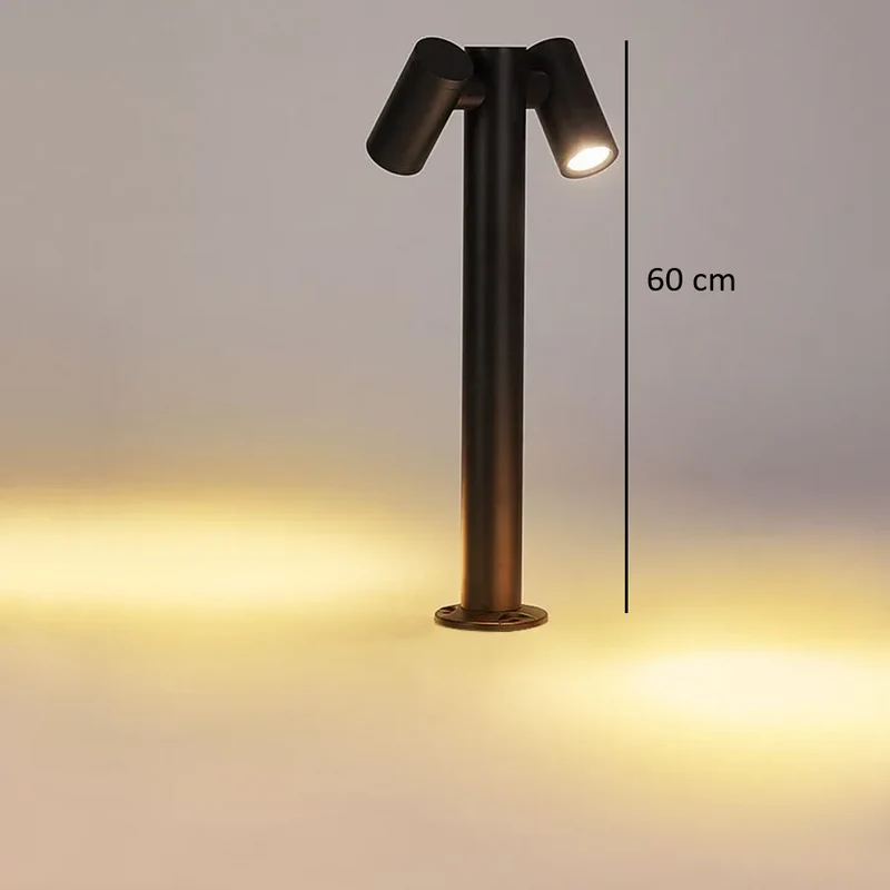 Moderne Garten-Stehleuchte aus Aluminium – Sylvaria