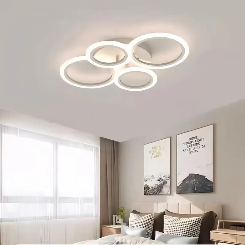 Moderne LED Ring Deckenleuchte fürs Wohnzimmer