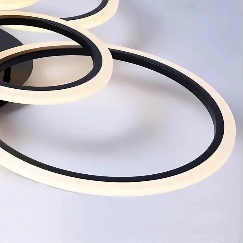 Moderne LED Ring Deckenleuchte fürs Wohnzimmer