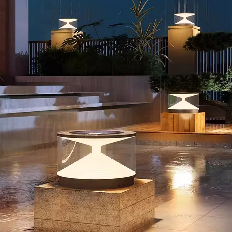 Solar-/Kabelgebundene Außen-Gartenleuchte – Soléclita