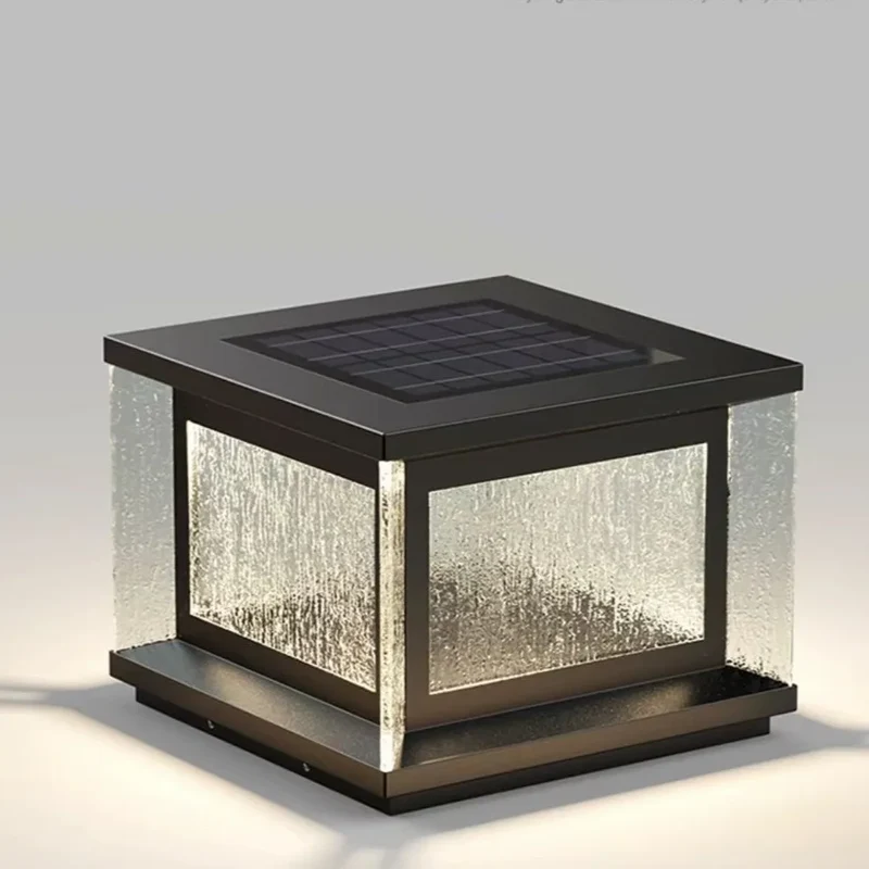 Wasserdichte Solar-Stehlampe für den Außenbereich im neochinesischen Stil – Zolaris