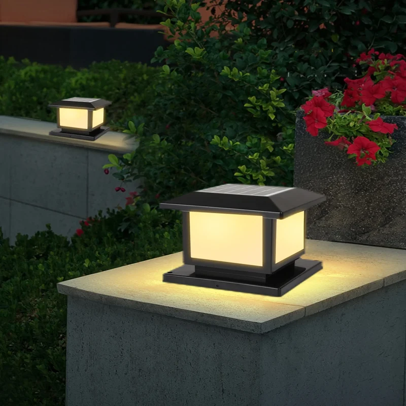 Moderne wasserdichte Solar-Tischlampe für den Außenbereich – Solaira