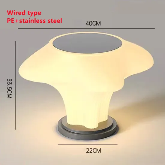 Moderne Solar-Außenlampe aus Edelstahl – Soleris
