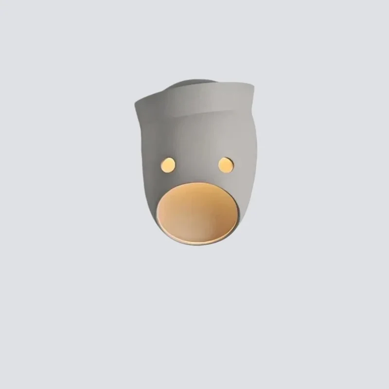 Moderne Design Wandleuchte in Maskenform für Wohnzimmer