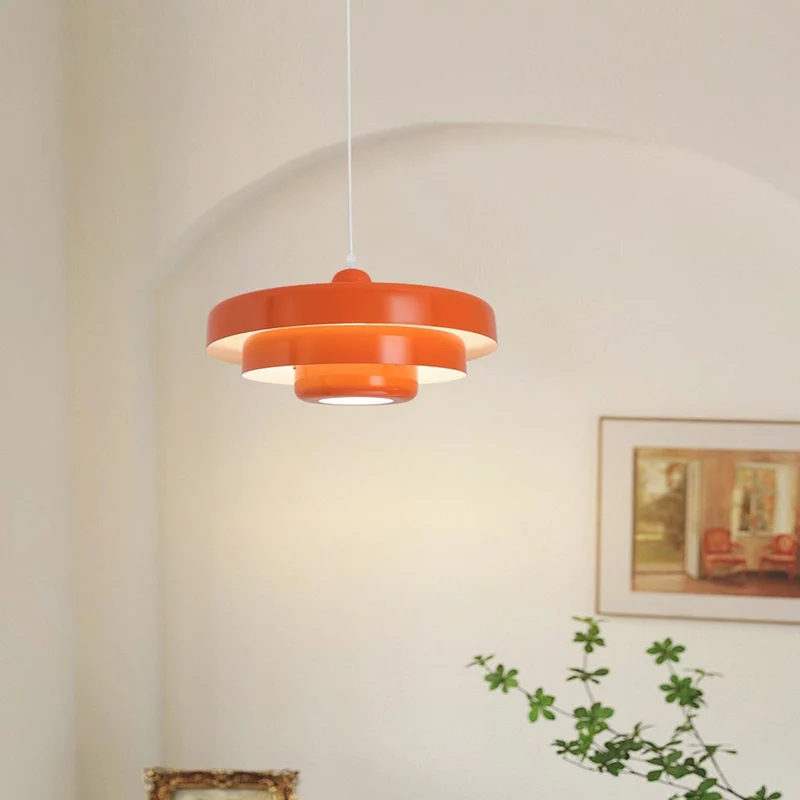 Pendant Light Danish Unique Colorful 3 Tiered, 5 Colors
