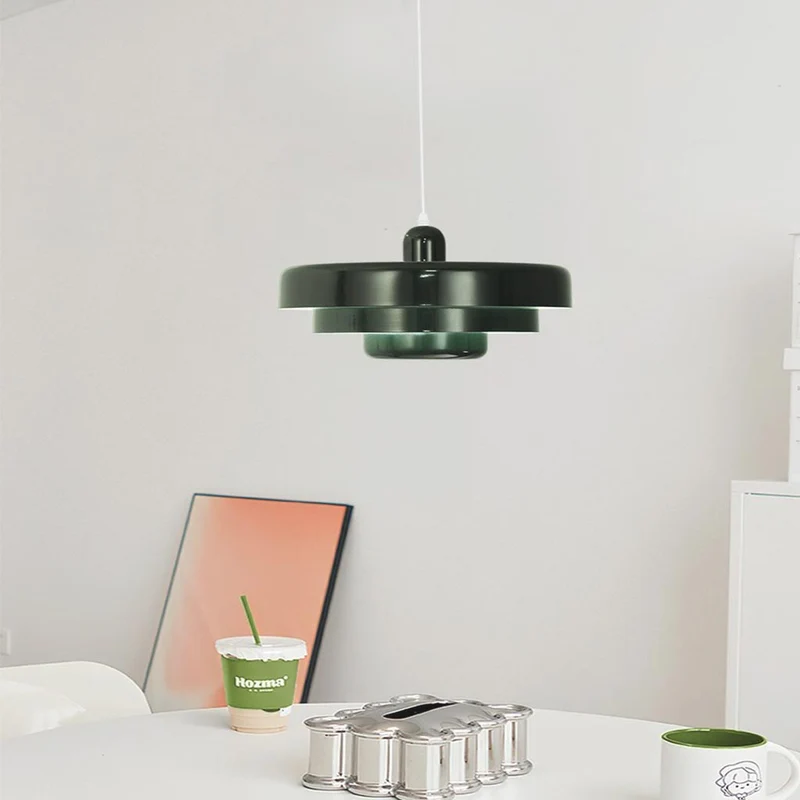 Pendant Light Danish Unique Colorful 3 Tiered, 5 Colors
