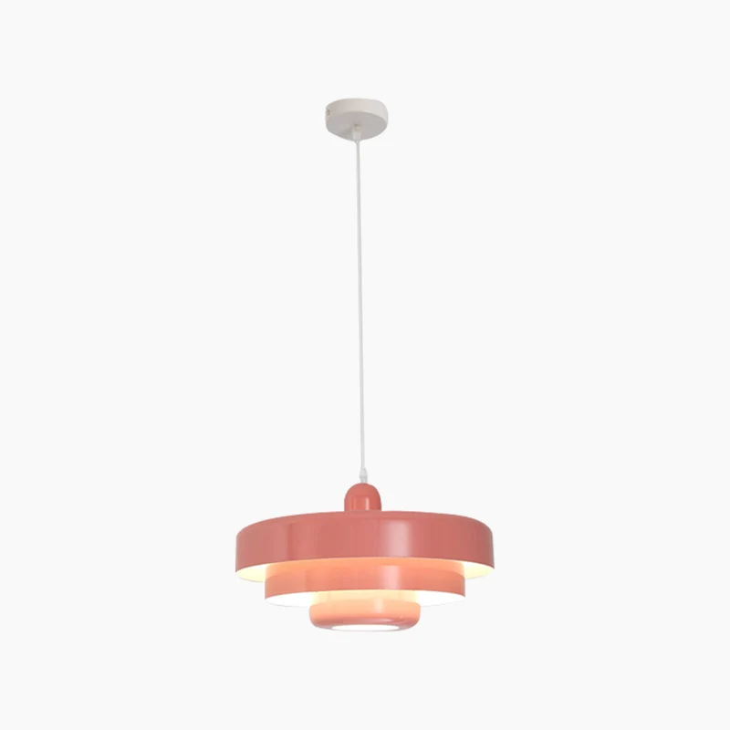Pendant Light Danish Unique Colorful 3 Tiered, 5 Colors