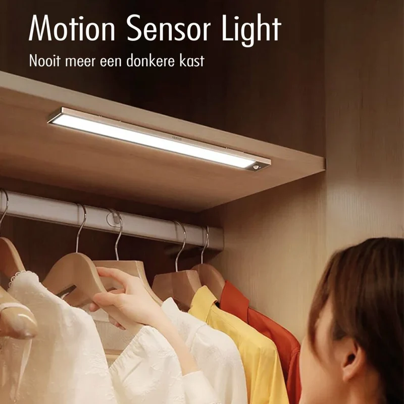 LED-Schrankbeleuchtung mit Sensor | 2W | Schwarz | 30cm | 4500K