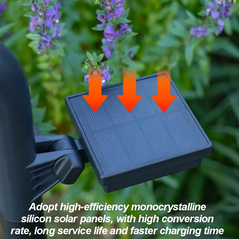Moderner Solar-Außenstrahler aus ABS – Soléclate