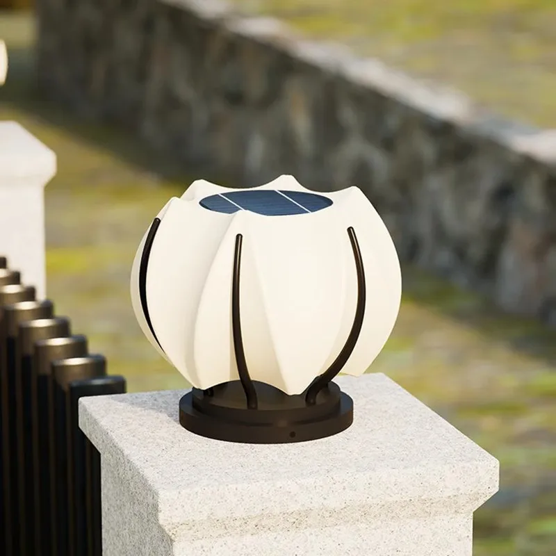 Solarlampe für Außen aus Edelstahl – Solécatis